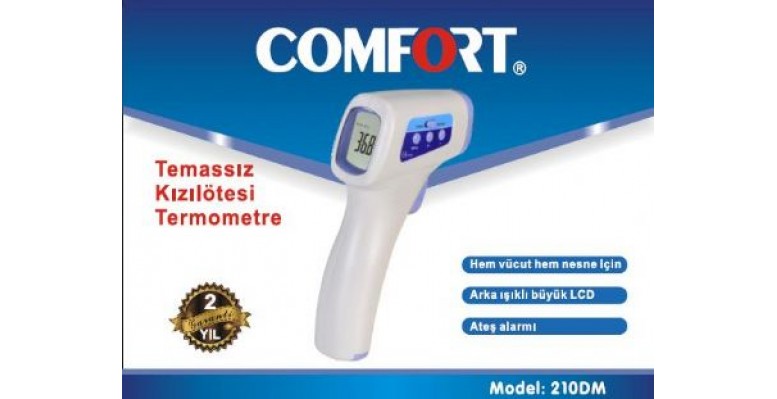 Comfort DM-210 Temassız Kızılötesi Termometre Ateş Ölçer Hızlı ve Güvenilir