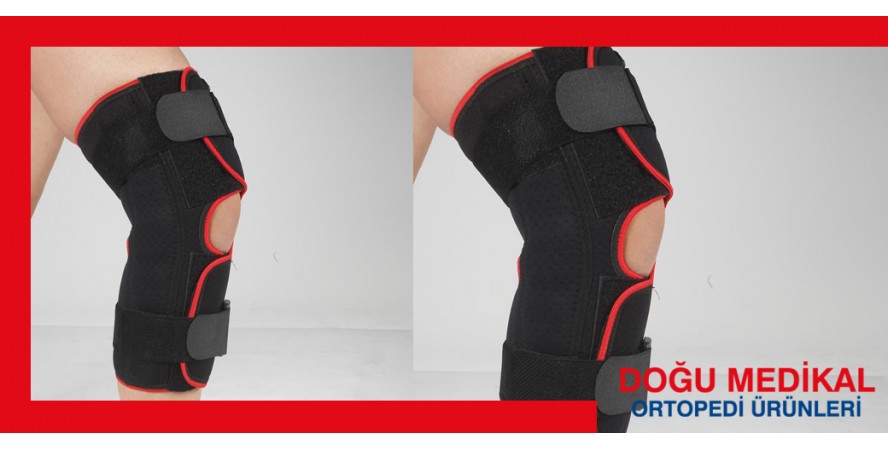 Patella Çelik Bar Destekli Dizlik (Ön Açık)